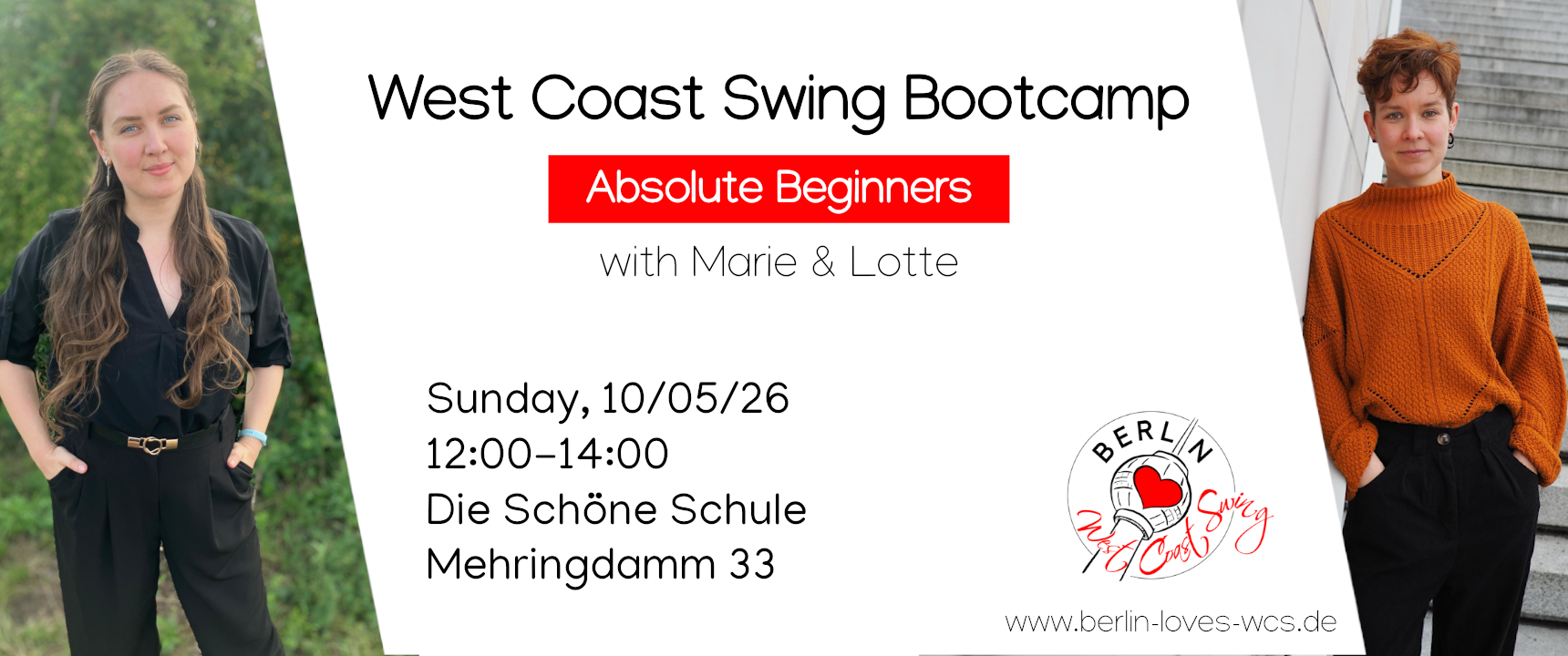 West Coast Swing Bootcamp for absolute Beginners