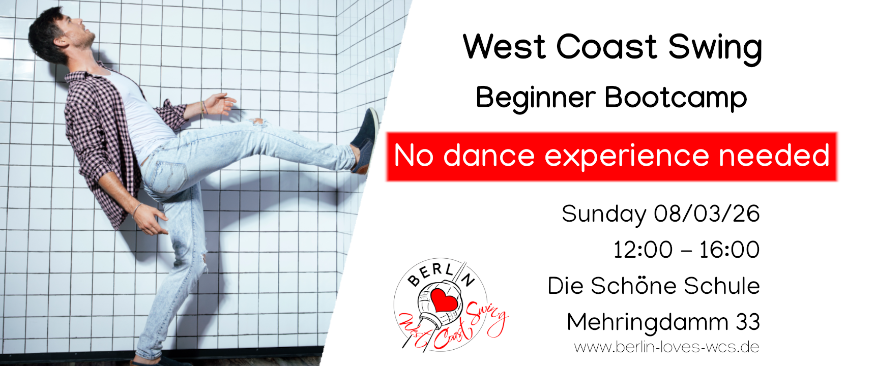 West Coast Swing Bootcamp for absolute Beginners